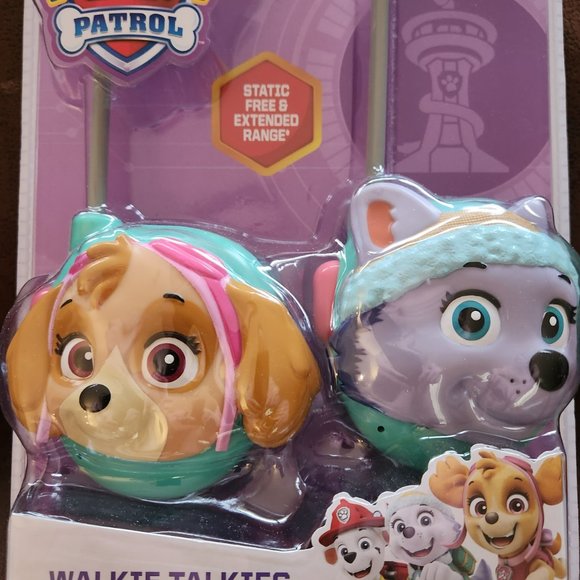 eKids Other - Paw Patrol Skye & Everest Walkie Talkies for Kids Static Free Extended Range